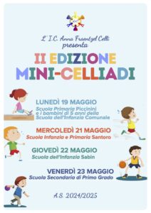 Locandina Ii Edizione Mini Celliadi A.s. 20242025