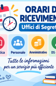 Immagine Ricevimenti Segreteria